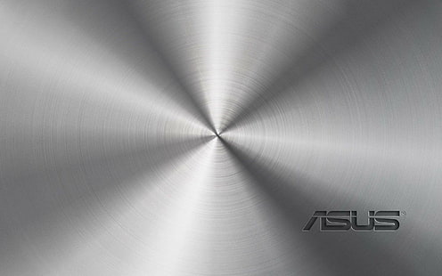 ASUS, logo, arte digital, acero, Fondo de pantalla HD HD wallpaper