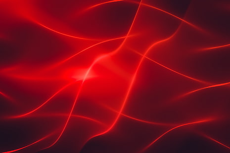البرق الأحمر التوضيح ، التجريد ، اللون ، الشكل، خلفية HD HD wallpaper