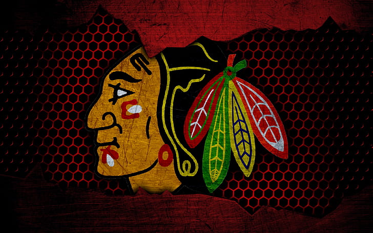 Sport, Logo, NHL, Hockey, Chicago Blackhawks, HD-Hintergrundbild
