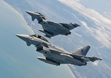 Eurofighter Taifun, Royal Air Force, HD-Hintergrundbild HD wallpaper