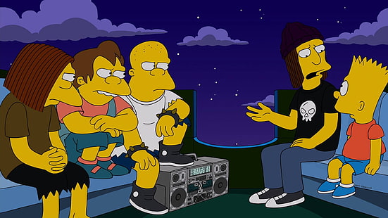 Les Simpson, Les Simpsons, Bart Simpson, Fond d'écran HD HD wallpaper