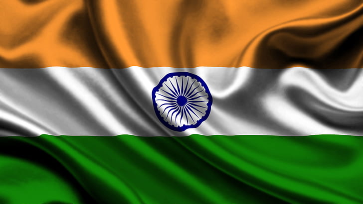 الهند العلم HD ، العالم ، السفر ، السفر والعالم ، العلم ، الهند، خلفية HD