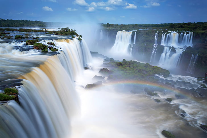 Iguazu Falls, Waterfalls, Argentina, 4K, HD wallpaper