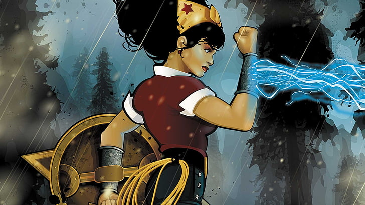 Wonder Woman, DC Comics, modèles de pin-up, Fond d'écran HD