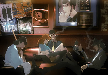 Anime, Lupin O Terceiro, HD papel de parede HD wallpaper