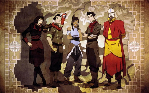 Papel de parede digital animado de Avatar, Avatar: O Último Mestre do Ar, A Lenda de Korra, Korra, HD papel de parede HD wallpaper