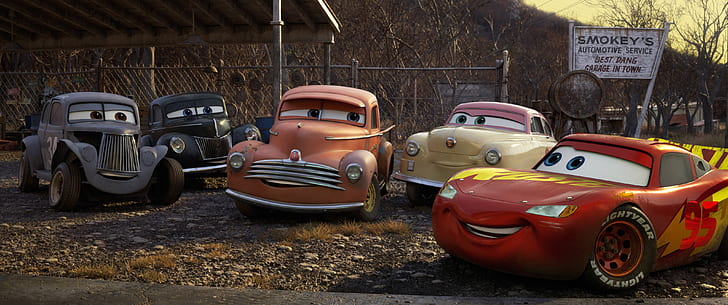 Film, Autos 3, Blitz McQueen, HD-Hintergrundbild