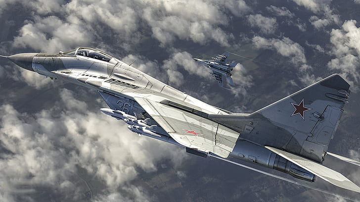 The MiG-29, multi-role fighter of the fourth generation, Fulcrum, OKB MiG, HD wallpaper