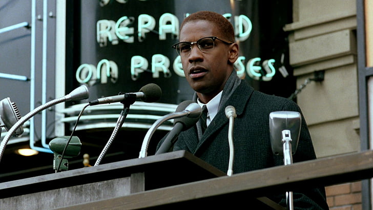 Película, Malcolm X, Denzel Washington, Fondo de pantalla HD