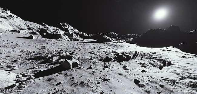 Mond, Oberfläche, HD-Hintergrundbild HD wallpaper