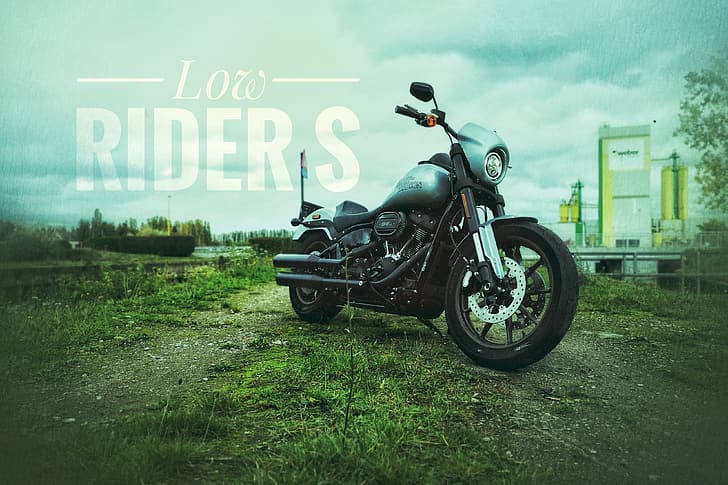 motorcycle, cruiser, cruisers, Harley Davidson, Low Rider S, HD wallpaper