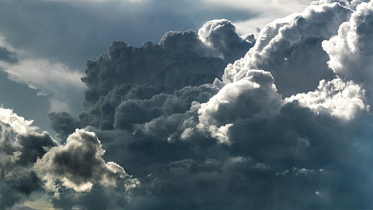 awan, badai, gelap, langit, Wallpaper HD