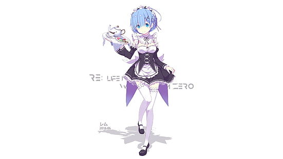 Re：ゼロから始める異世界生活、アニメの女の子、Rem（Re：Zero）、 HDデスクトップの壁紙 HD wallpaper