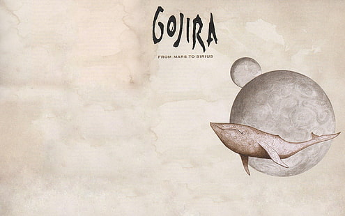 Gojira Text, Metal, Metal Musik, Gojira, Musik, Wal, Artwork, Cover Art, Albumcover, Groove Metal, Death Metal, HD-Hintergrundbild HD wallpaper