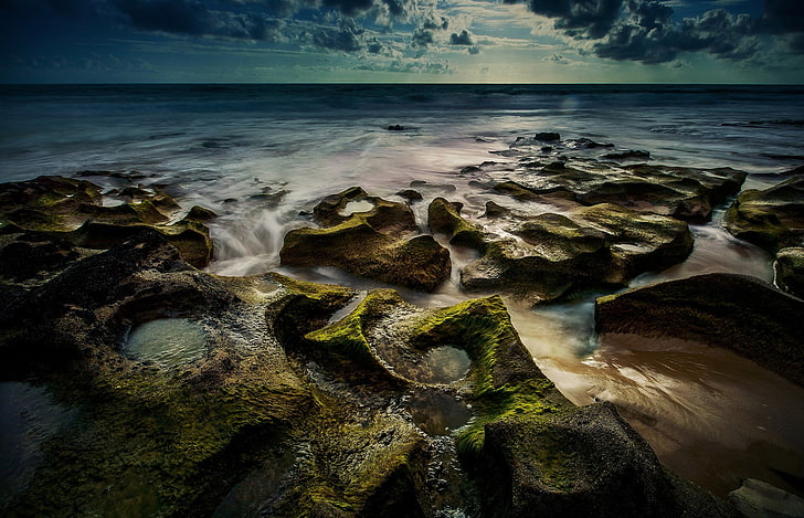 landscape, sea, coast, HD wallpaper