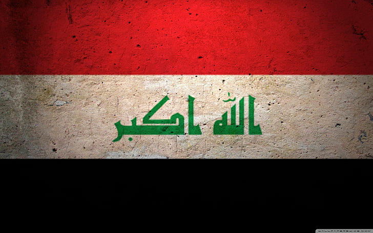 bandera, irak, Fondo de pantalla HD