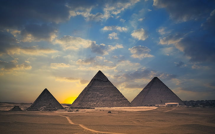 Piramid Mesir, Piramid Mesir HD, Wallpaper HD