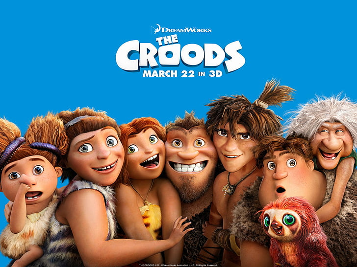 Film, The Croods, HD tapet