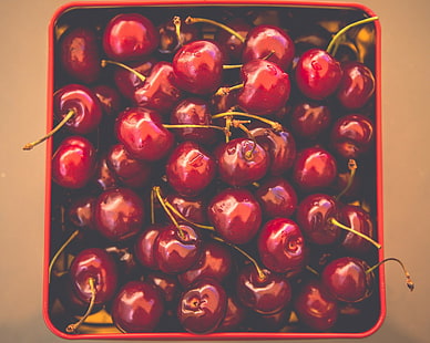 Kirschen (Lebensmittel), Obst, HD-Hintergrundbild HD wallpaper