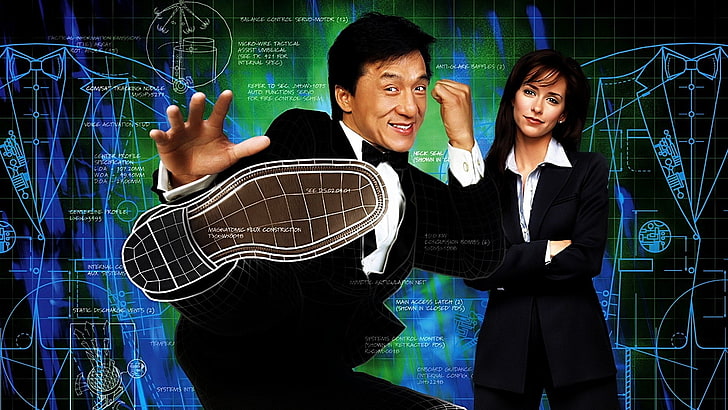 Filme, O Smoking, Jackie Chan, Jennifer Love Hewitt, HD papel de parede