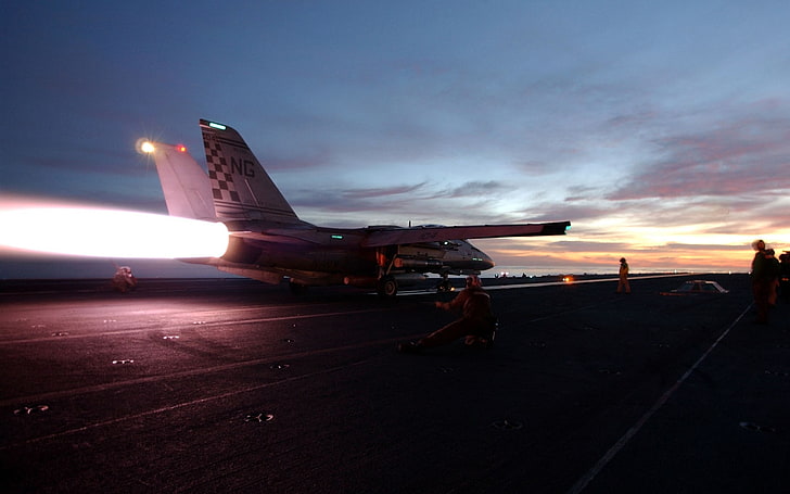 F-14 Tomcat, Flugzeuge, Flugzeugträger, Marine, Militärflugzeuge, HD-Hintergrundbild