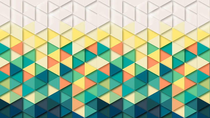 Muster, Dreieck, Design, 8k uhd, HD-Hintergrundbild