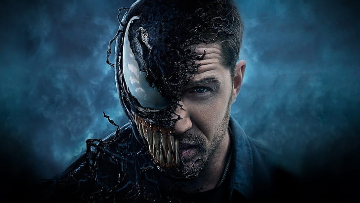 Tom Hardy Venom Filmplakat für 2018, HD-Hintergrundbild