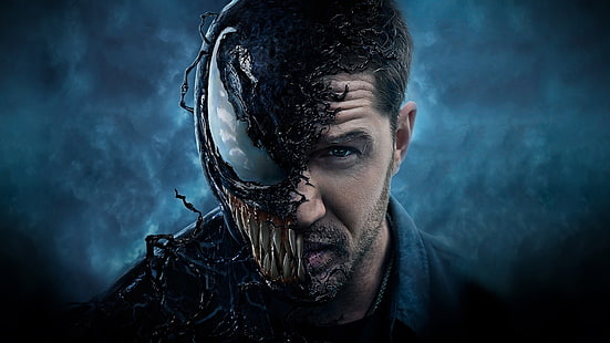 Tom Hardy Venom póster de película 2018, Fondo de pantalla HD HD wallpaper
