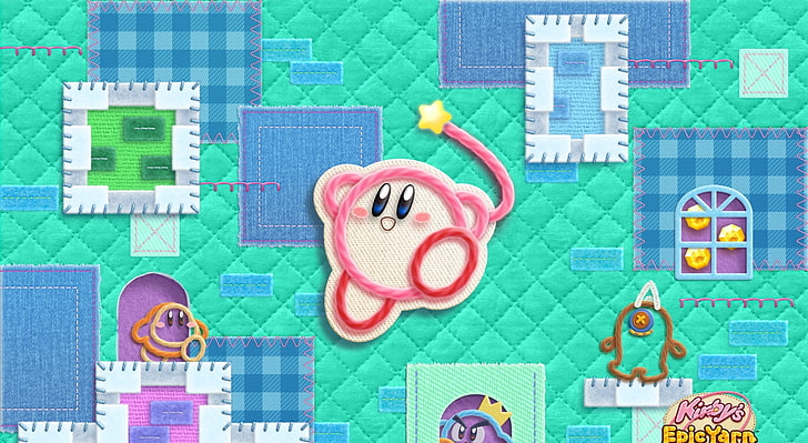 Kirby Epic Yarn, Games, Other Games, HD wallpaper
