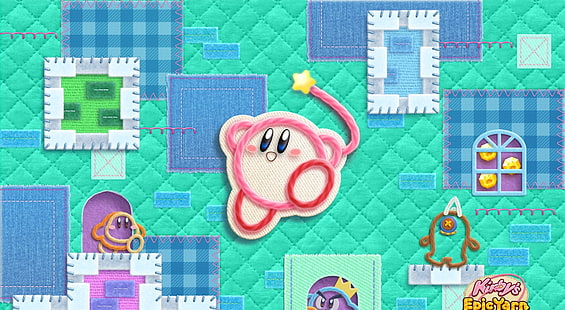 Kirby Epic Yarn, Games, Other Games, HD wallpaper HD wallpaper