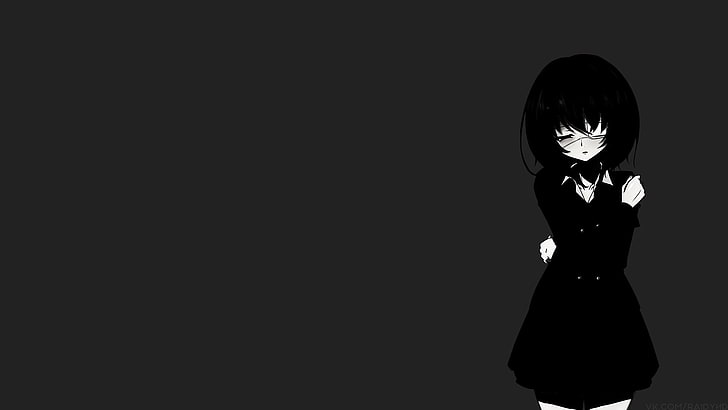 anime, anime girls, picture-in-picture, Misaki Mei, Another, HD wallpaper