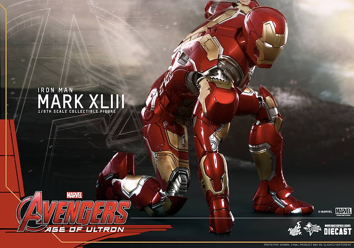 Affiche Marvel Avengers Iron-Man, Iron Man, Fond d'écran HD