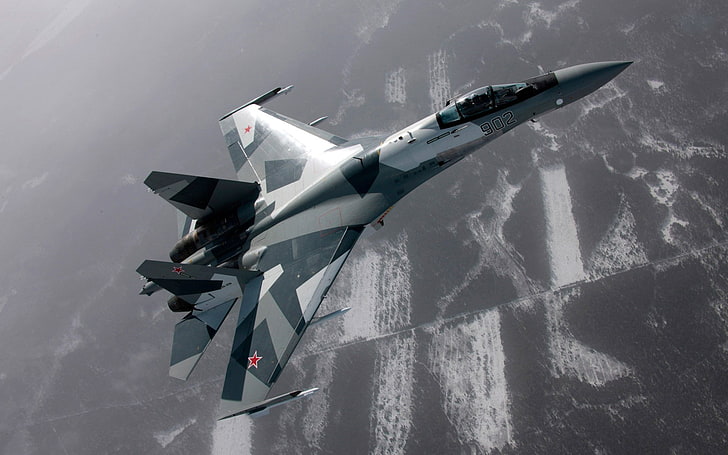 Jet avcı uçağı, Sukhoi Su-27, HD masaüstü duvar kağıdı