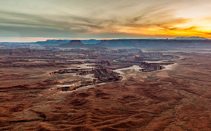 Green River Overlook, United States, Utah, View, Travel, River, Trip, Amazing, Photography, Aerial, Canyon, Panoramic, Canyonlands, conservation, Spectacular, Destination, visit, unitedstates, touristattraction, nationalpark, coloradoriver, tourism, IUCN, GreenRiver, HD wallpaper