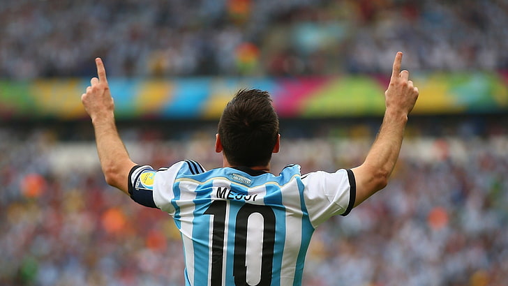 Lionel Messi 10, Lionel Messi, Argentina, soccer, men, sport, HD wallpaper