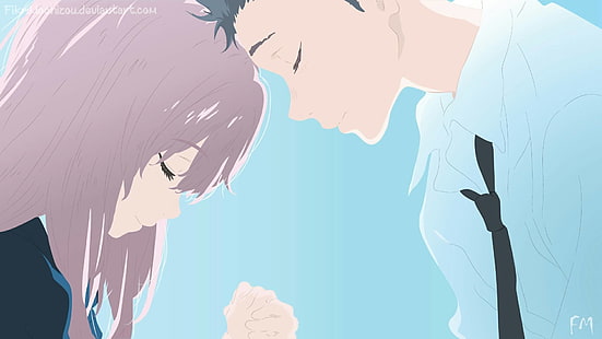 Anime, Koe No Katachi, A Silent Voice, Shouko Nishimiya, Shouya Ishida, HD wallpaper HD wallpaper