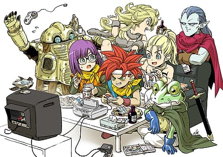 SNES, Chrono Trigger, Akira Toriyama, Fondo de pantalla HD HD wallpaper