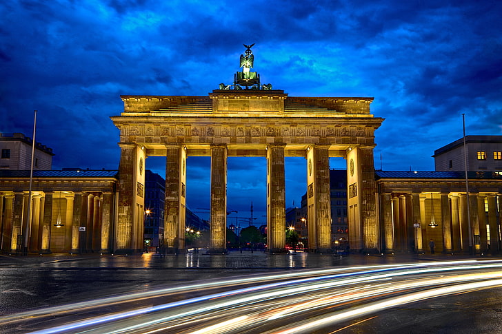 Германия, 5К, Берлин, Бранденбургские ворота, HD обои