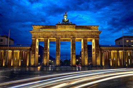 Alemania, 5K, Berlín, Puerta de Brandenburgo, Fondo de pantalla HD HD wallpaper