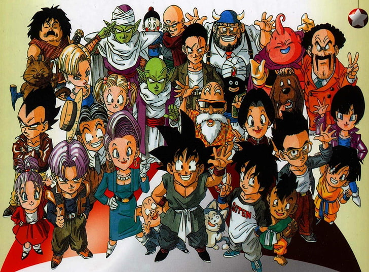 Dragon Ball Z characters illustraion, Dragon Ball, Dragon Ball Z, HD wallpaper