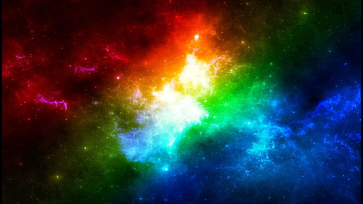 Abstract, Rainbow, Colorful, abstract, rainbow, colorful, HD wallpaper