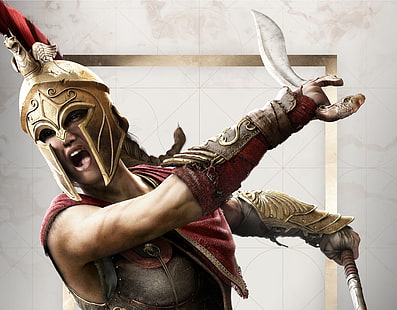 5K, Assassins Creed: Odyssey, Kassandra, HD papel de parede HD wallpaper