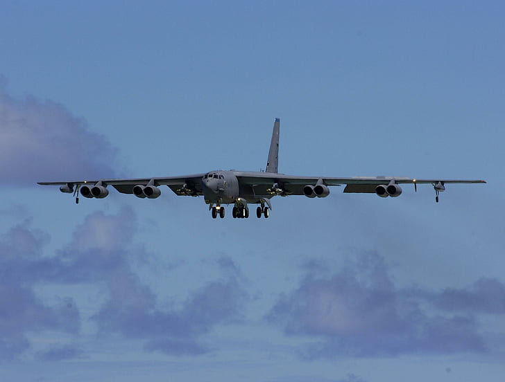 B52 Stratofortress, airforce, airplane, plane, boeing, stratofortress, b-52, bomber, aircraft planes, HD wallpaper