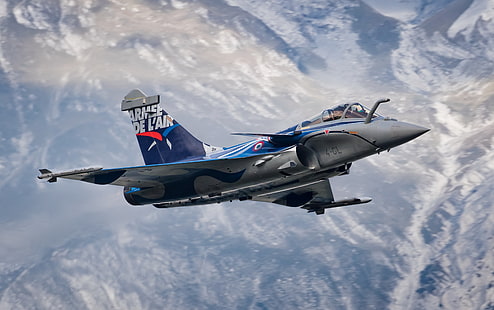 Dassault Rafale, French Air Force, C 4-GL Alps, HD wallpaper HD wallpaper