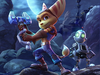 Rachet and Clank wallpaper, ratchet and clank, ratchet, clank, HD wallpaper HD wallpaper