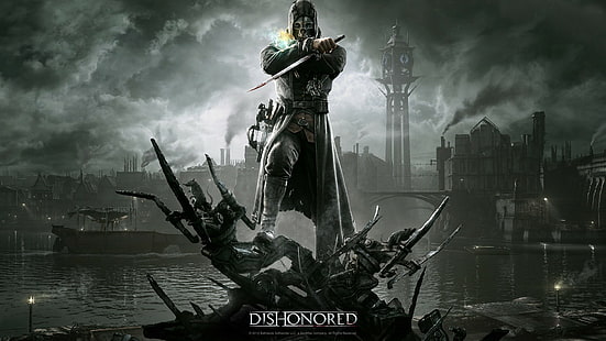 Fond d'écran jeu, Dishonored, Corvo Attano, jeux vidéo, Fond d'écran HD HD wallpaper