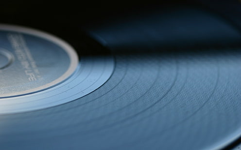 schwarze Schallplatte, Vinyl, Musik, HD-Hintergrundbild HD wallpaper