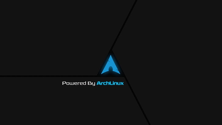 Archlinux logo, black, Arch Linux, Linux, arch, HD wallpaper
