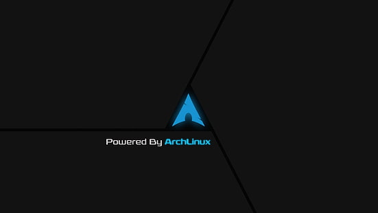 Лого на Archlinux, черно, Arch Linux, Linux, арх, HD тапет HD wallpaper