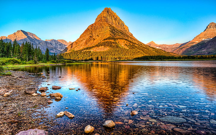 Sfondo desktop HD di Glacier National Park Montana Mount Grinnell 2880 × 1800, Sfondo HD